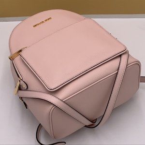 Michael Kors Adina Medium Backpack Leather Powder Blush